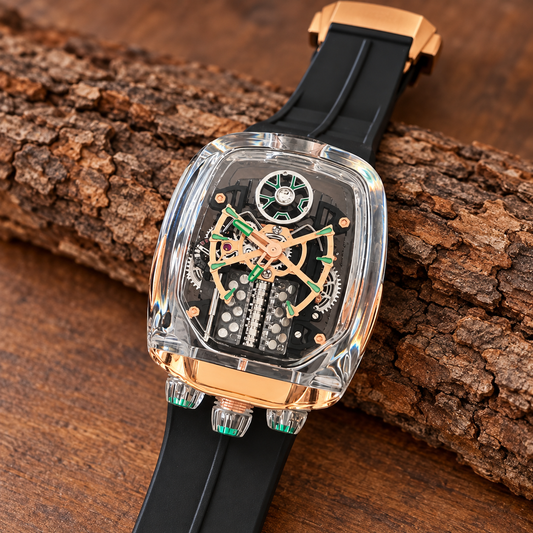 JACOB & CO BUGATTI TRANSPARENTE VERDE (AA+)