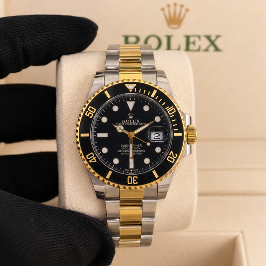 ROLEX SUBMARINER AA bicolor negro